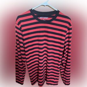 Hot Topic Striped Long Sleeve Tee